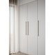 Greep MANOR LONG BA640 L694 alu + zamak messing